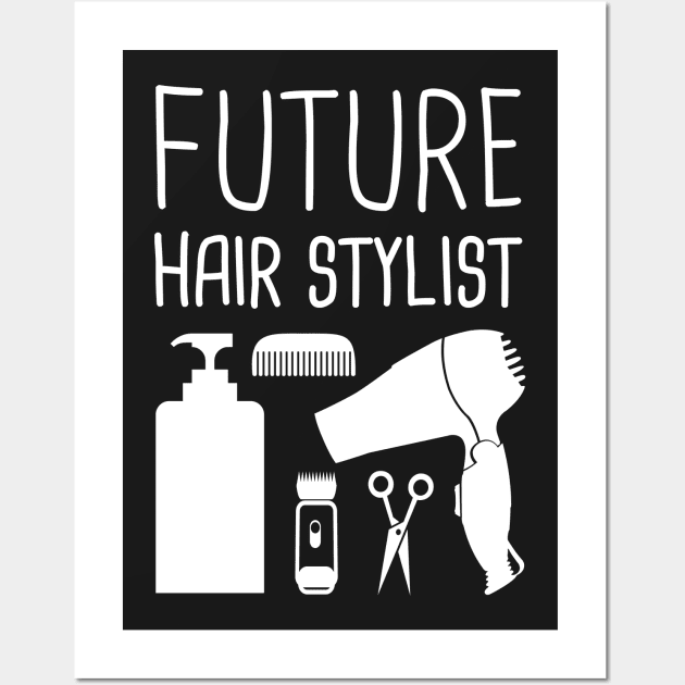 Future Hair Stylist Wall Art by MeatMan